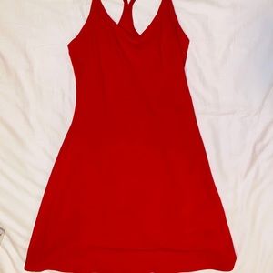 Red XS Outdoor Voices Exercise Dress